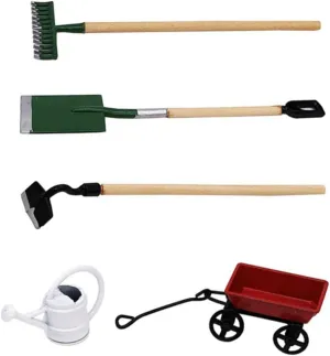and Chic Miniature Garden Tools for Dollhouse DIY Fun HANABASS 3 Sets Mini Gardening Tool Model Micro House mineralization slick malice flexible oasis uniformitarianism Garden Scene Decor Accessories for Creative 