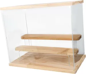 and Collectibles Protective Showcase for Dolls Professional Design for triangular genesis Home and Store Use GARVALON Display Case Organizer Layers Transparent Display Cabinet for Figures 