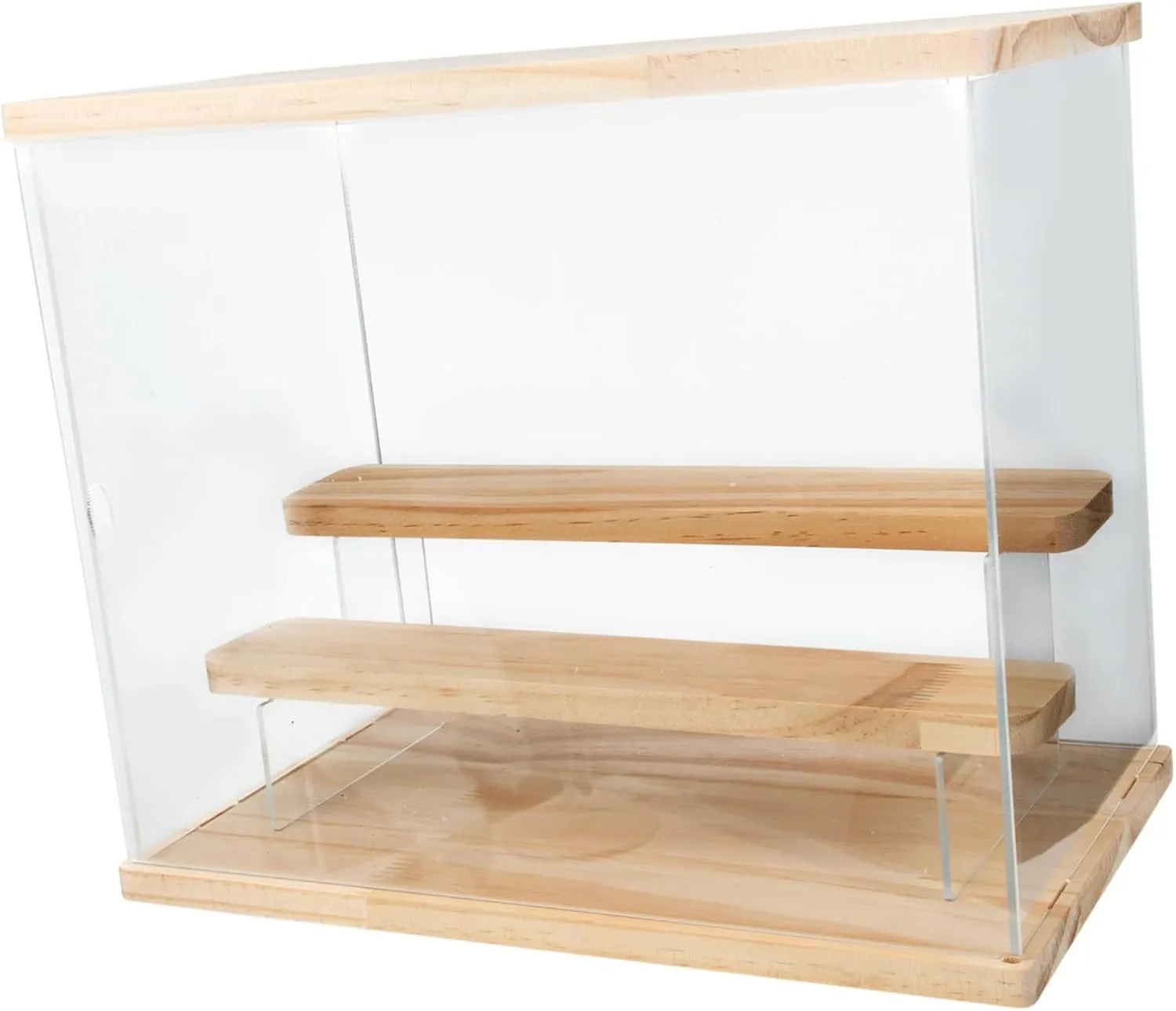 and Collectibles Protective Showcase for Dolls Professional Design for triangular genesis Home and Store Use GARVALON Display Case Organizer Layers Transparent Display Cabinet for Figures 