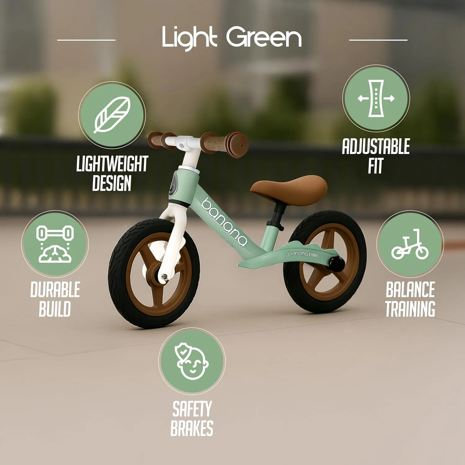and Girls - Age 2-6 - Adjustable Handlebar sympathetic and Seat banana bike Lava Sport Kids Balance Bike - No Pedal Kids Bikes - Walking Bicycles - Beginner Lightweight Sports Training Bicycle for Boys 