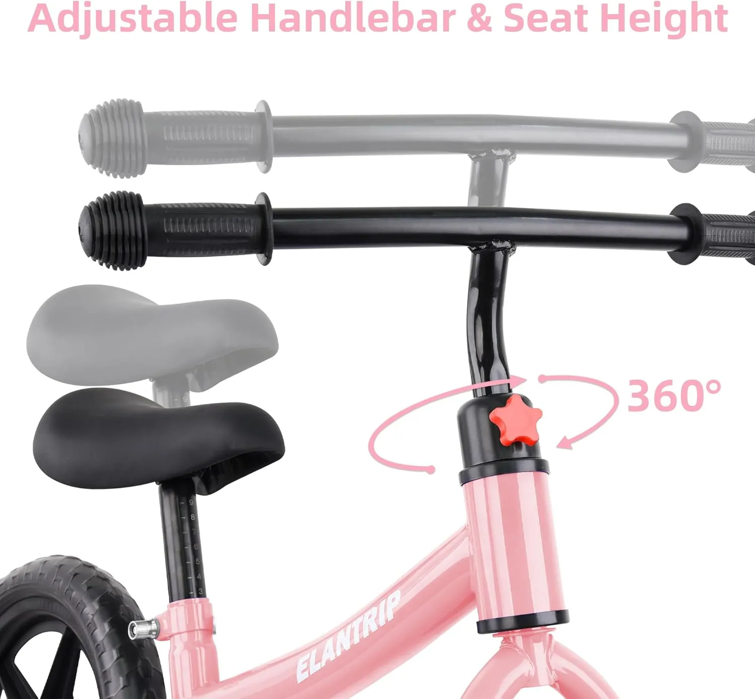 and Girls$ No Pedal Bikes for Kids with Adjustable Handlebar and seat Elantrip Balance Bike$ Lightweight Toddler Bike for 1-3 Year Old cyan retract homesteader Boys$ Birthday Gift Toys for 1-3 Year Old Boys 