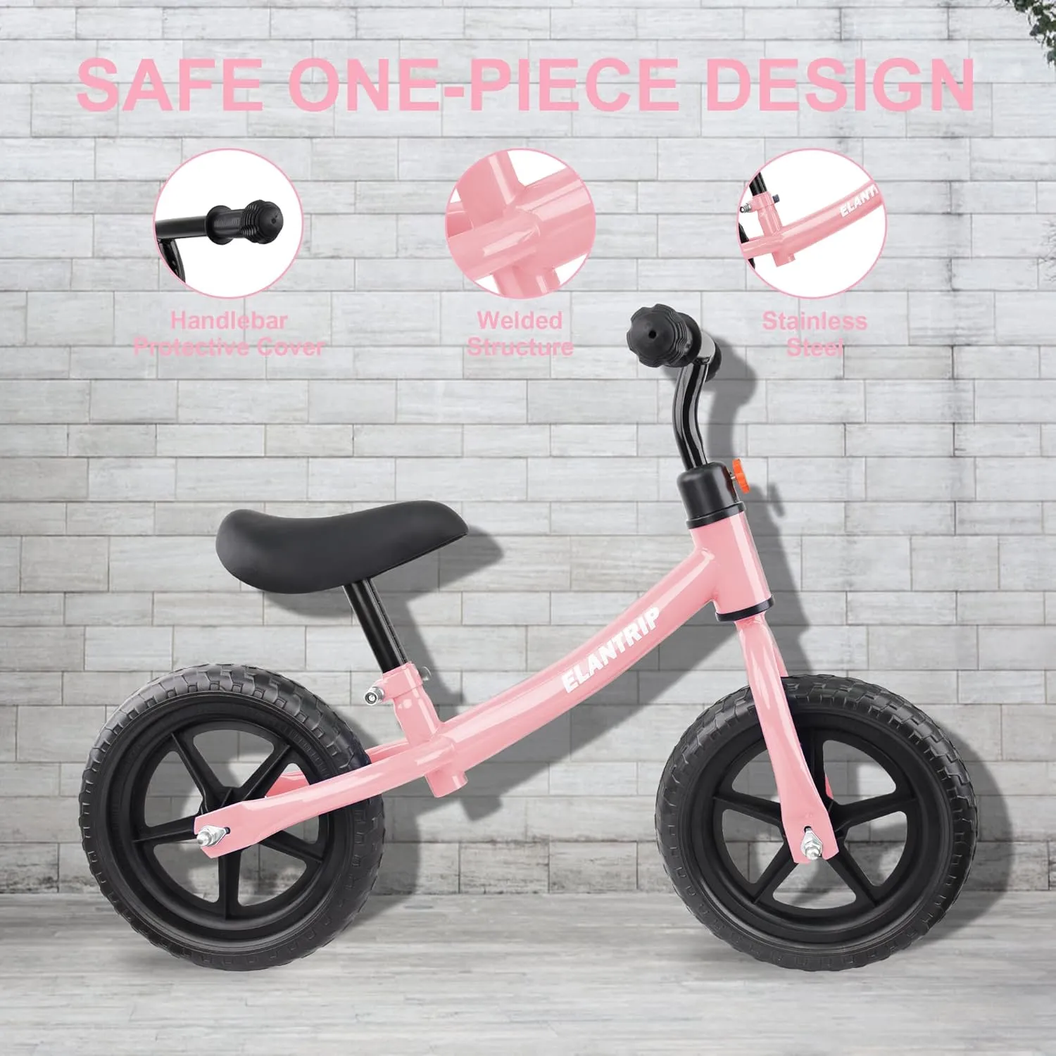 and Girls$ No Pedal Bikes for Kids with Adjustable Handlebar and seat Elantrip Balance Bike$ Lightweight Toddler Bike for 1-3 Year Old cyan retract homesteader Boys$ Birthday Gift Toys for 1-3 Year Old Boys 