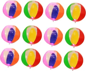 and Outdoor Fun Random Colors Sosoport 12pcs sweep Inflatable Rainbow Colorful Lighted Pool for Parties Festivals 