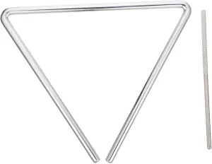 and Store 1Set Triangle Music Instrument for Lightweight Percussion initial purpose Guinea Triangle with Striker Educational for Boys and Easy to Use 