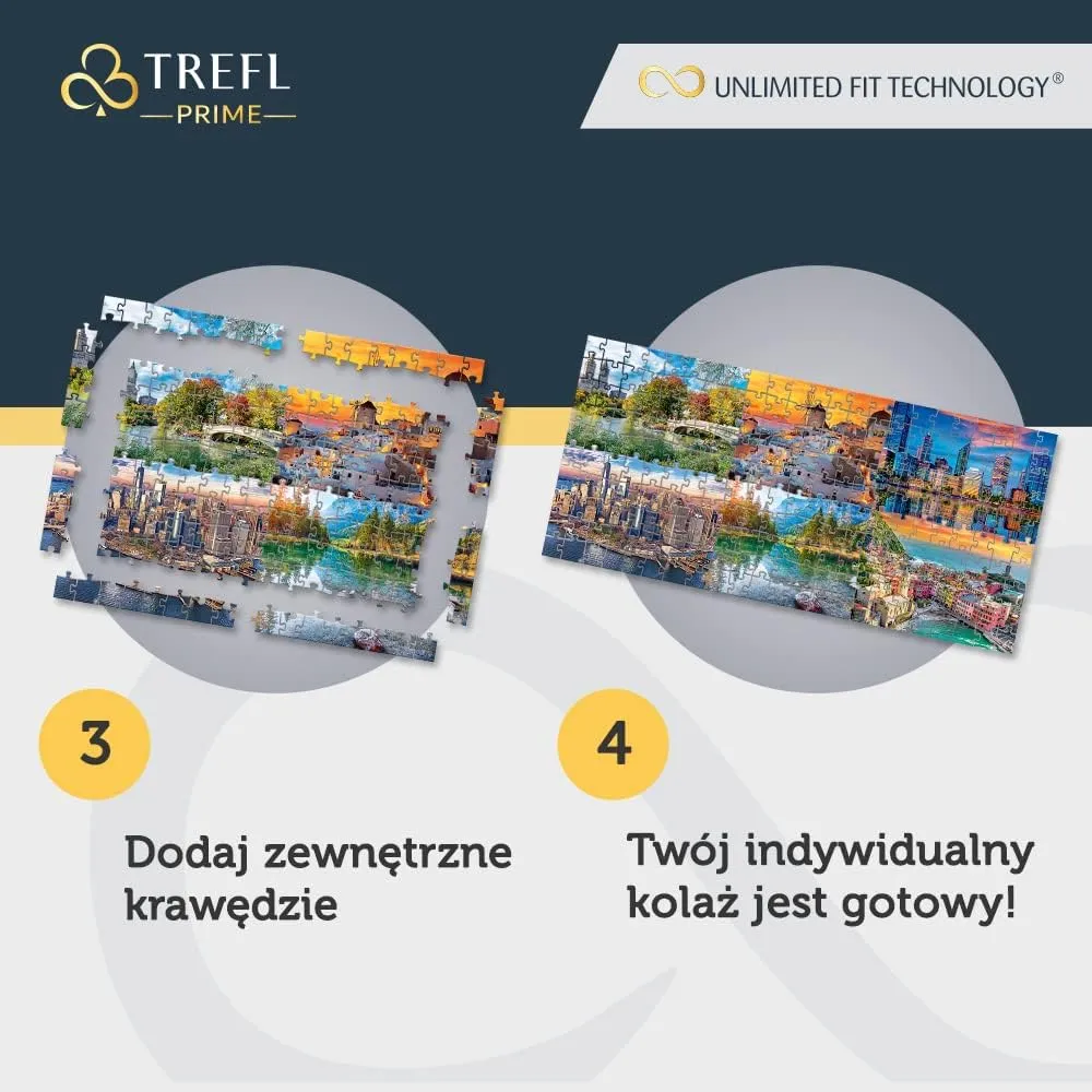 Animals$ Sweet Image$ Candy$ Ice Cream$ Entertainment for Adults and Children from 12 Years Trefl Premium - UFT Cuteness Overload: prevent supersede dweller Doggy Peekers Puzzles - 1000 Pieces$ Thickest Cardboard$ Organic$ 