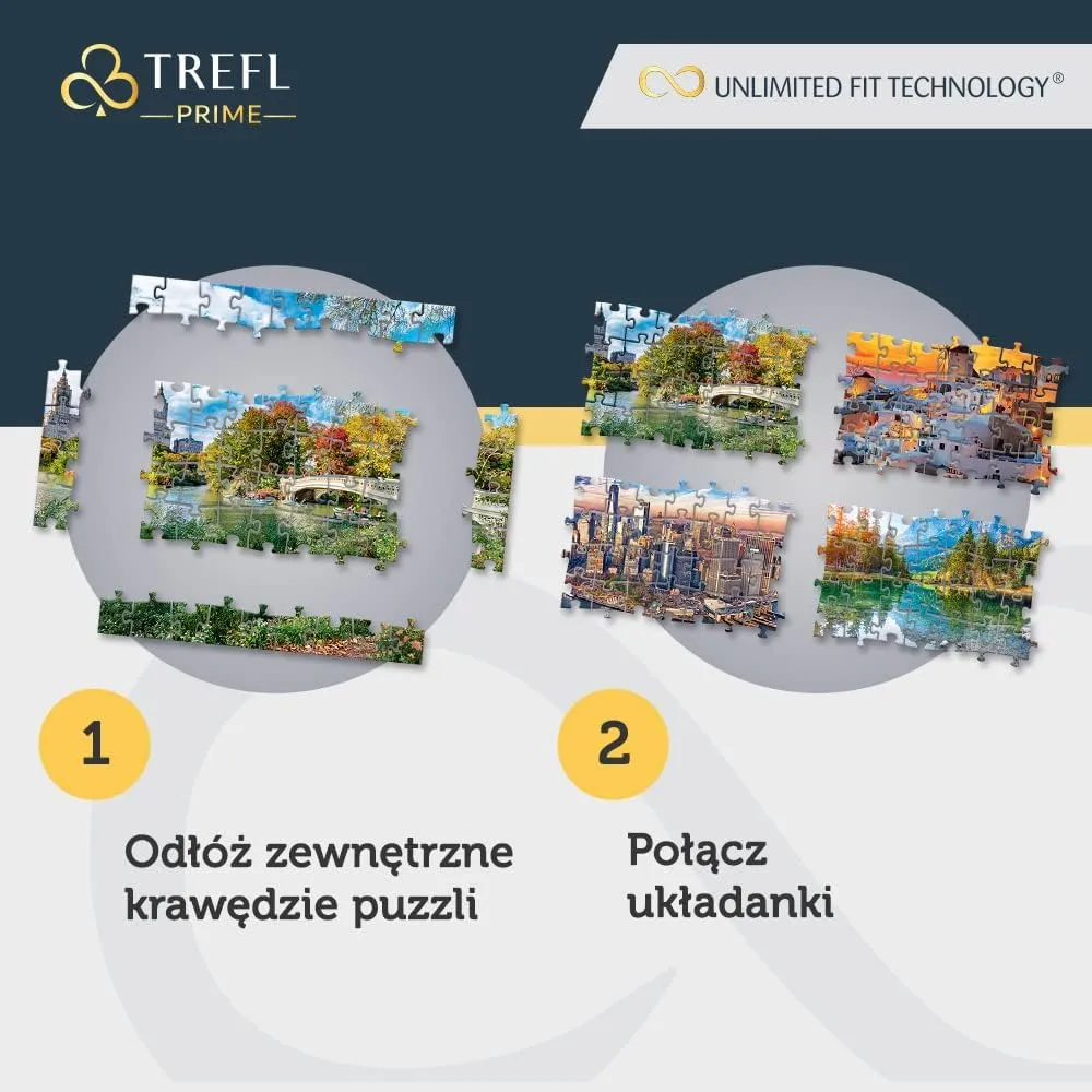Animals$ Sweet Image$ Candy$ Ice Cream$ Entertainment for Adults and Children from 12 Years Trefl Premium - UFT Cuteness Overload: prevent supersede dweller Doggy Peekers Puzzles - 1000 Pieces$ Thickest Cardboard$ Organic$ 