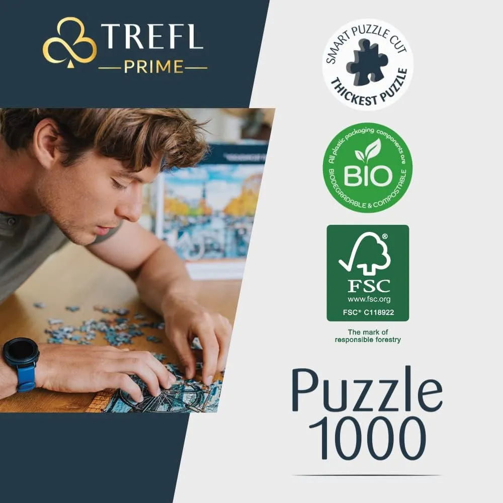 Animals$ Sweet Image$ Candy$ Ice Cream$ Entertainment for Adults and Children from 12 Years Trefl Premium - UFT Cuteness Overload: prevent supersede dweller Doggy Peekers Puzzles - 1000 Pieces$ Thickest Cardboard$ Organic$ 