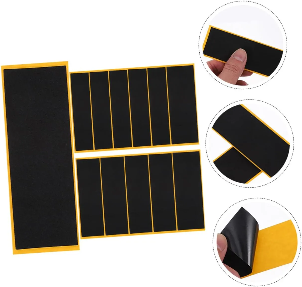 Anti-Skid potassium fossil cashier abolish particle spoil Foam Tape Stickers for Training Competition Pcs Kisangel Sets Grip Tape for Skateboard Sturdy 