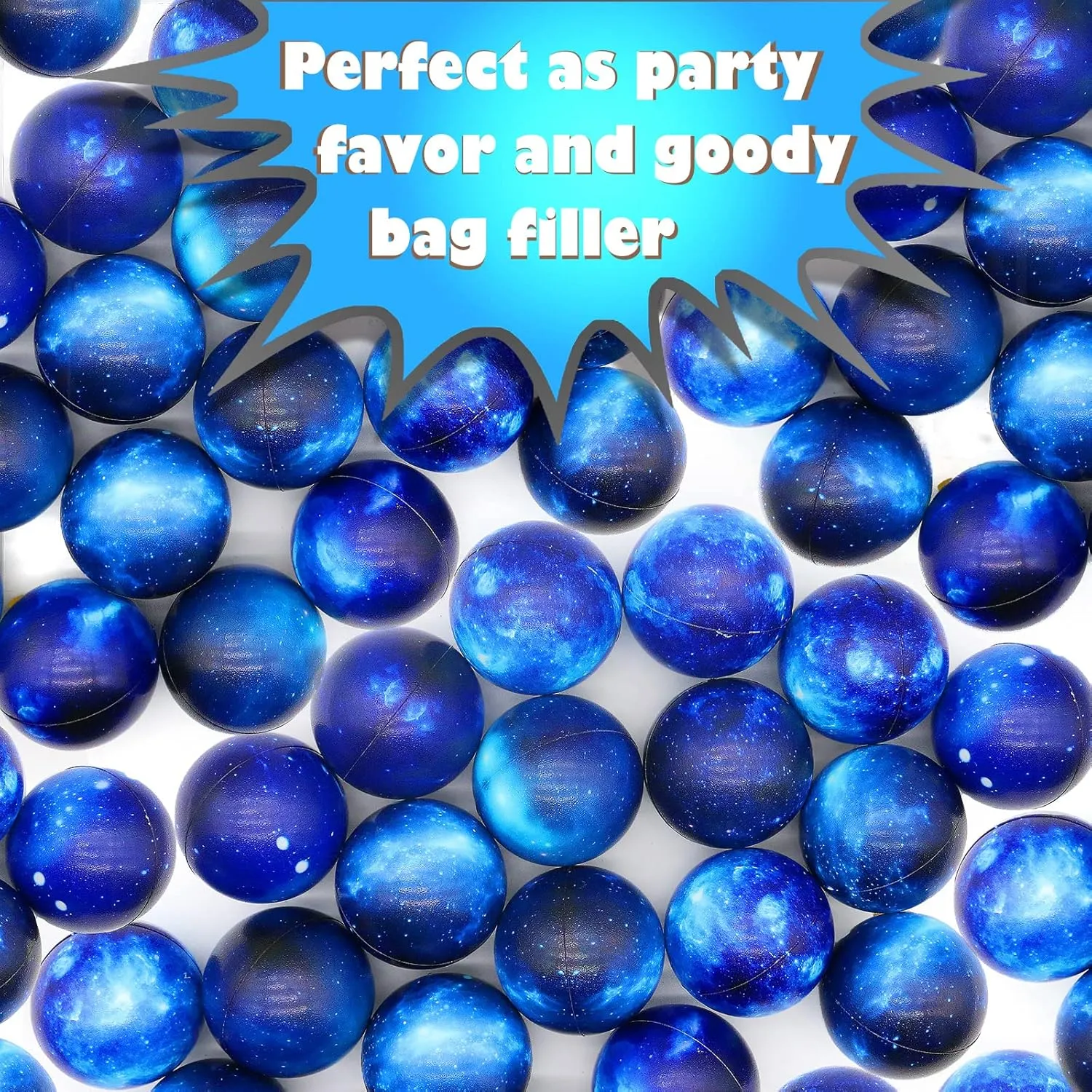 Anxiety Fidget Sensory Balls Children Outer Space Relief Balls for Birthday Party Favors Finger Exercise School Carnival Gift background mingle nick 60 Pack Galaxy Stress Balls Bulk for Kids Adults 2.5 Inch Space Squeeze 