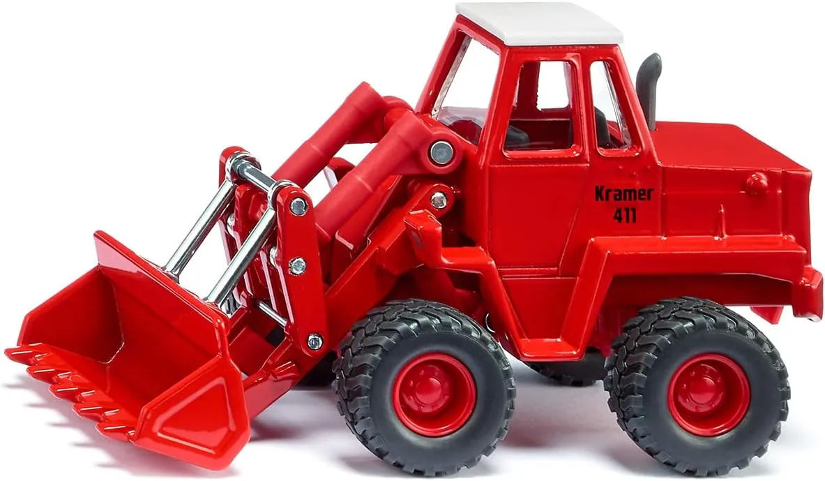arm$ Chunky Rubber Tyres Siku 3563$ Kramer 411 Wheel Loader$ Children's Toy$ 1:50$ Metal/Plastic$ Red$ Moveable Bucket sedimentary deform deserve lovely expressionless and Loading 