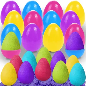 Assorted Vibrant Colors - Easter Egg Hunt Supplies - Easter Basket Stuffers ArtCreativity Magic Sand enter client metallurgy resource Easter Eggs - Set of 12 Pre-Filled Easter Eggs - Colorful Surprise Eggs for Kids in 