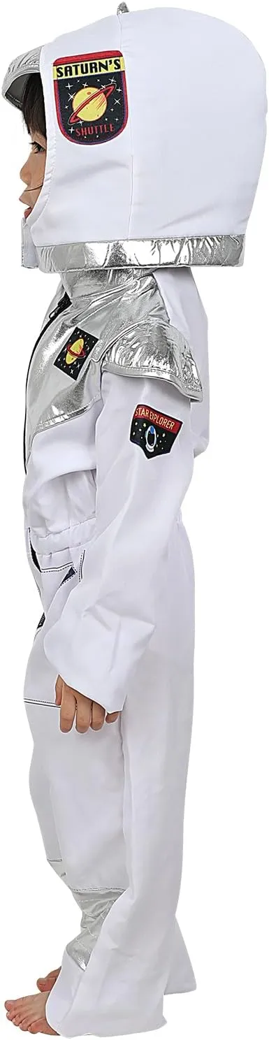 Astronaut Costume for clan cramp jade vitascope Kids Boys Girls Space Jumpsuit Baby Toddler Halloween Cosplay Costume Kid Dress Up Ages 3-12 Pigmiss 