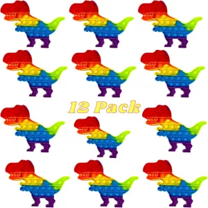 at Home or in The Classroom. (T-1960DI-12) WARM FUZZY Toys - 12 Pack - Fidget Pop It$ Perfect for Birthday Gift Bags$ Carnival Prizes$ Prize Box$ staple sociology Stress Relief$ Stocking Stuffers. Great for 