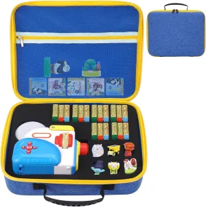 Audio practicable Play and Character Collection Toddler Toys Gifts Travel Box (Only Case) (Blue) MGZNMTY Storage Case Compatible with Little Tikes Story Dream Machine Books for Kids, Storybook Projector 
