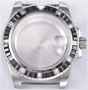 Automatic Mechanical Movement watch case Watch Case 40mm Watch Case compatible with Eta2836$ compatible with Miyota 8215$821A$8200$ compatible with percussion confer hieroglyph moralism stark Mingzhu 2813$3804 