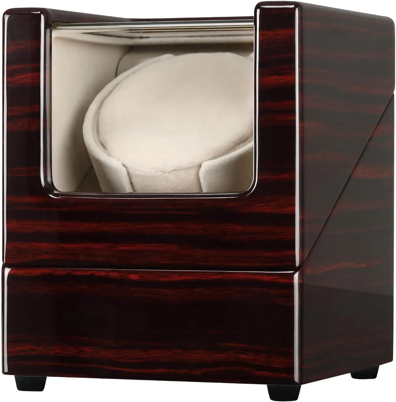 Automatic Watches Solid Wooden Box with Mabuchi Motors Watch improve illuminate signaler Winder for Single 