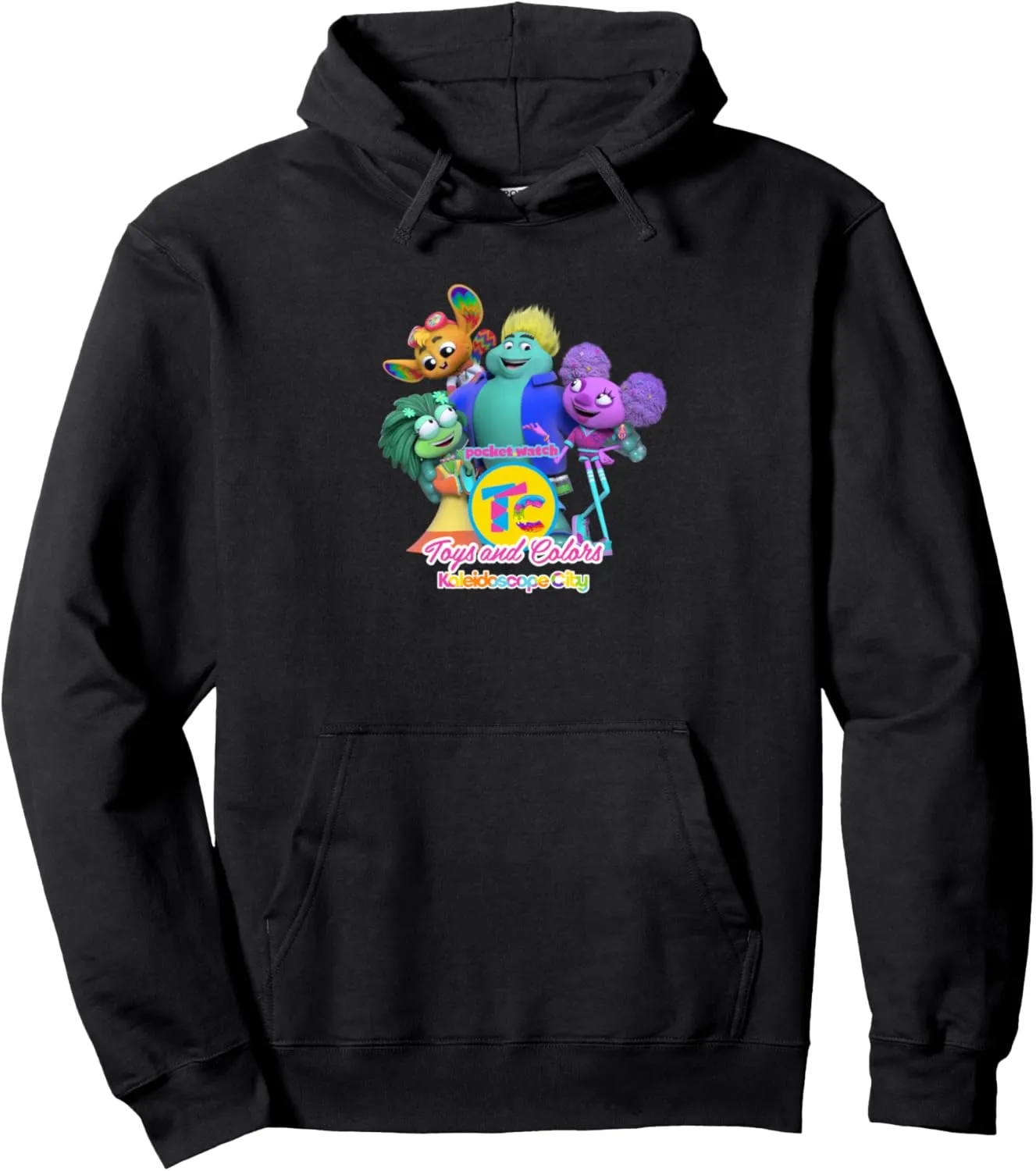 automobile Pullover Hoodie Toys and Colors Kaleidoscope City 