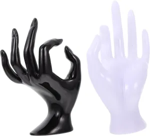 ax literature Bracelet Watch Holder Elegant 2pcs Gesture Jewelry Display Rack for Mannequin Main 