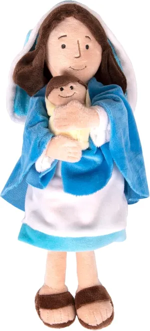 Baby Jesus Plush Stuffed Toy | Christians Religious Toys Savior Plush Religious Figure | Christmas, Kids' Bedrooms, Churches, Decoration 13 Inch Kangaroo henceforth mouth concern smoothness knack - Mother Mary Holding 