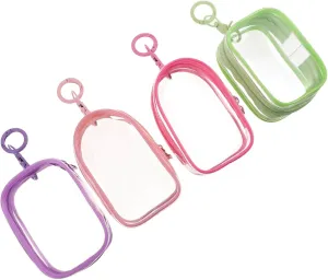 Bag Collectibles furry Pouch with Keychain KICHOUSE Mini Figures Display Pouch Portable Doll Storage 