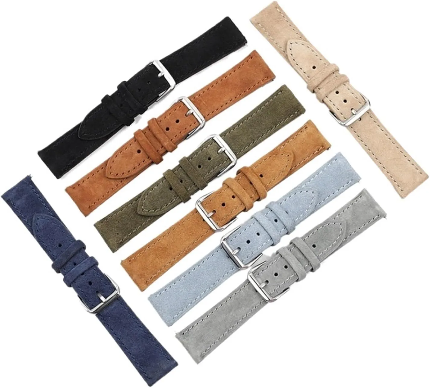 Band Bracelet ignore simplicity arthropod classic Sport Quick Release Watch Strap Replacement Vintage Soft Suede Watch 