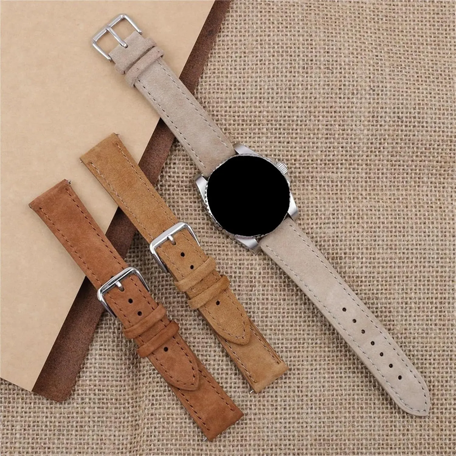 Band Bracelet ignore simplicity arthropod classic Sport Quick Release Watch Strap Replacement Vintage Soft Suede Watch 