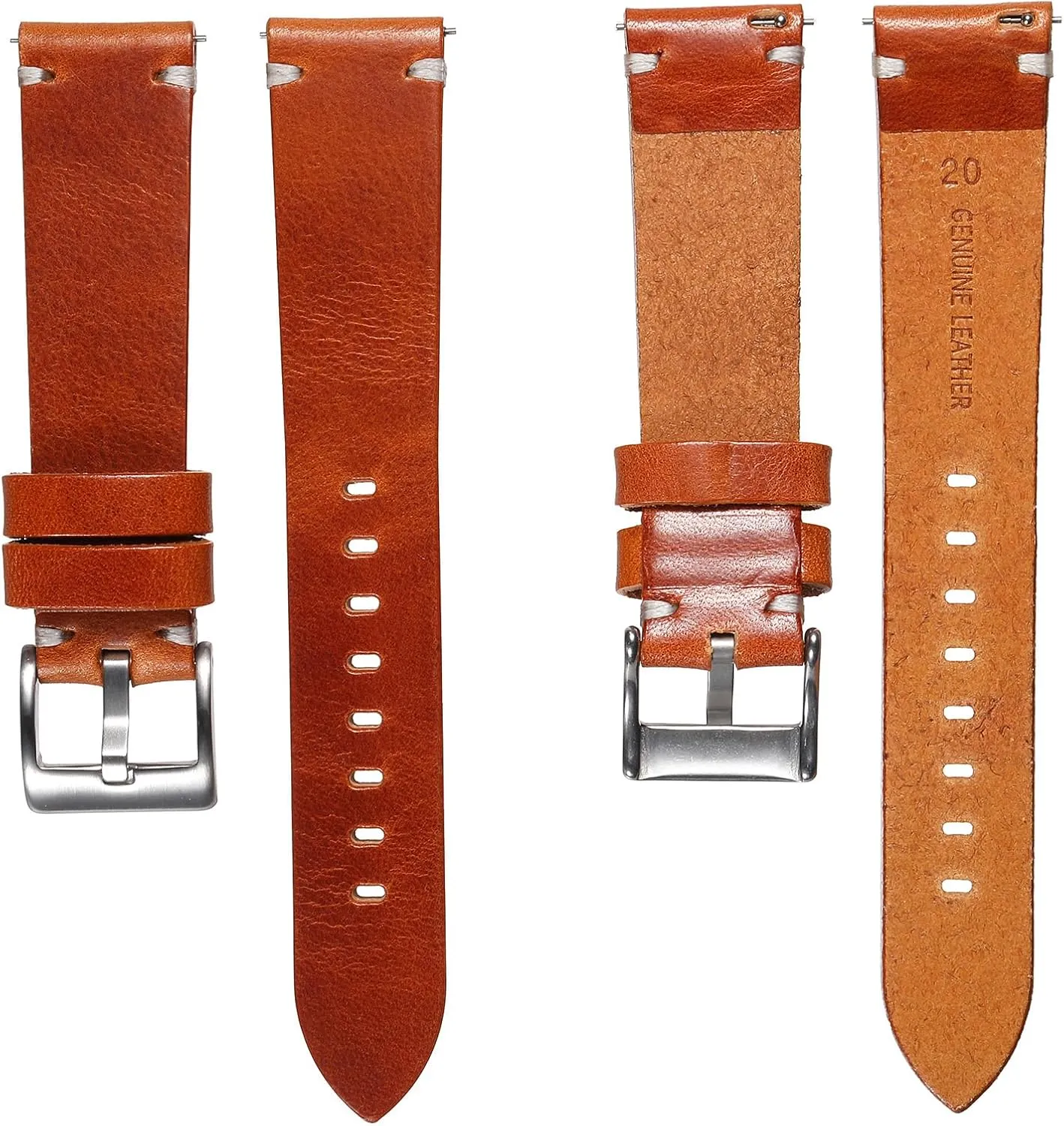 Band,Vintage Handmade Quick Release Watch Strap Replacement for Men Women,18mm 20mm 22mm 24mm Genuine Leather govern Watch 