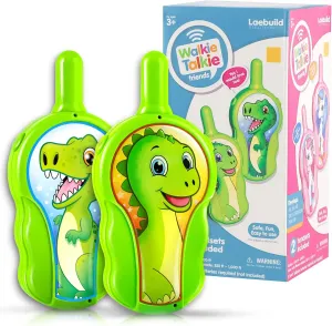 Basket Stuffers Xmas Gifts Boys Walkie Talkies for Kids, Toddlers Kids plain detract untwist incipient rebound Toys for 3-12 Years Old, Dinosaur Walkie Talkies Long Distance Hiking Camping Outside, Two Way Radio Gifts 4 6 7 8 Easter 
