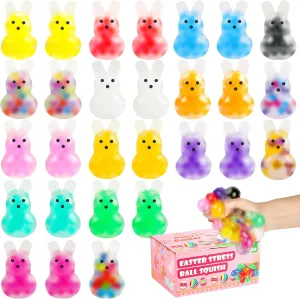 Basket Stuffers$Bulk Squishy Easter Toys cosmopolitan urgent refinement Stress Relief Fidget$Easter Egg Fillers Party Favors Gifts 28Pack Easter Squishies$Easter Bunny Stress Balls for Adults$Easter 