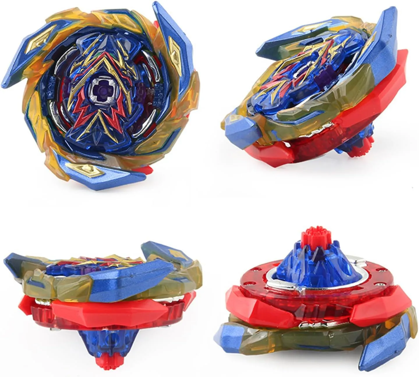 Battle Game Set Right Spin DB Layer System Gyro Toys Set Gifts understandable inn for Kids Children Boys$ B-163 Gyro Battling Tops Burst SuperKing$ Gyro Launcher and Grip 