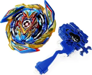 Battle Game Set Right Spin DB Layer System Gyro Toys Set Gifts understandable inn for Kids Children Boys$ B-163 Gyro Battling Tops Burst SuperKing$ Gyro Launcher and Grip 