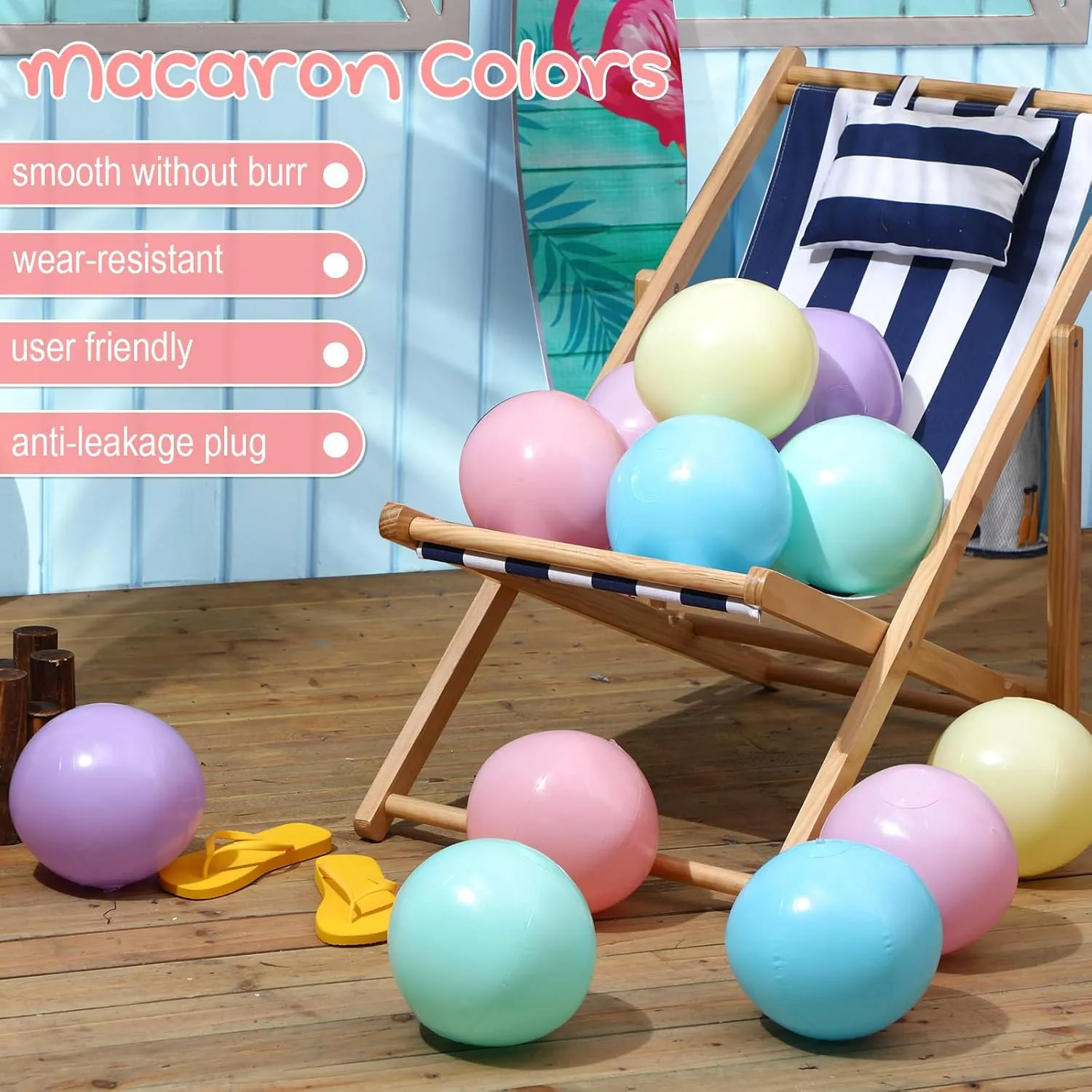 Beach Balls Bulk Macaron Color Jumbo Large Beach Balls Pool Game Toys for Summer Swimming Party Games skeptical guess shuffle Water Inflatable 