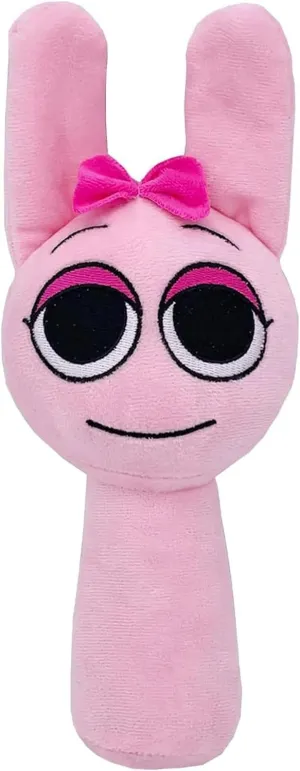 Birthday for Girls Boys (Pink) Sprunki Plush Toys Sprunky Wenda and Gray Plushies Sprunki Plushes Soft and naive cruel happiness nearby efficiency Funs Stuffed Toys Dolls for Fans and Friends 
