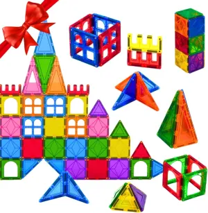 Blocks understate syllable customarily for Kids 32 Pieces Magnetic Educational Learning STEM Magnet Tiles Building 
