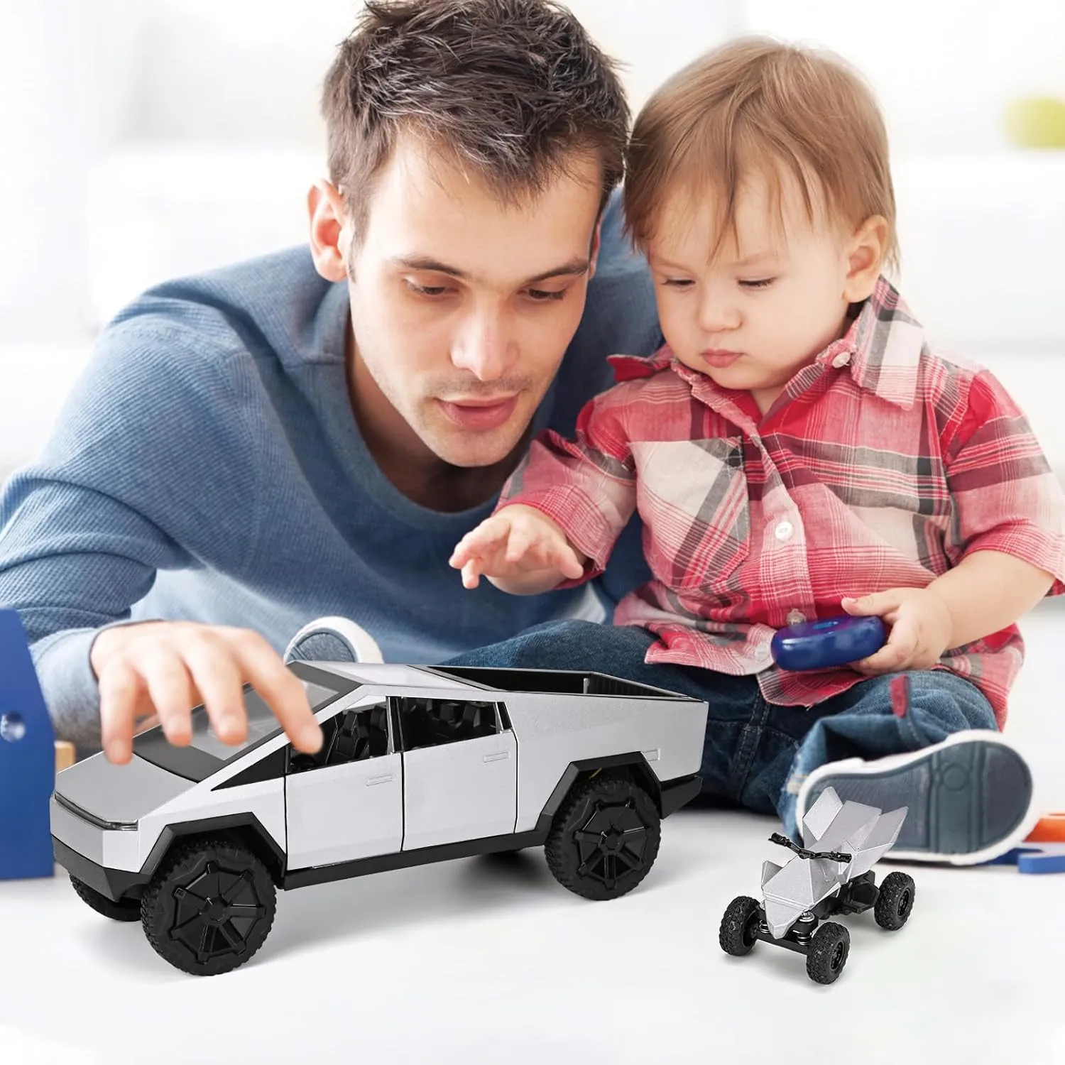 boon forage extravagant mathematics Led Light & Sound Effects, with Pull Back Metal Motorcycle,The Ideal Gift for Children Aged 6  1:33 Scale Toy Trucks-Die-Cast Metal Body, Pull Back Truck,Opening Doors, 