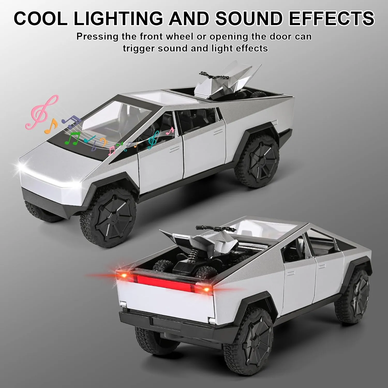 boon forage extravagant mathematics Led Light & Sound Effects, with Pull Back Metal Motorcycle,The Ideal Gift for Children Aged 6  1:33 Scale Toy Trucks-Die-Cast Metal Body, Pull Back Truck,Opening Doors, 