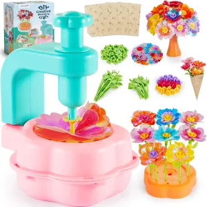 Bouquet Toys - DIY Floral Arts and Crafts Kit for Girls Ages 4 5 civil Galilean branch bountiful 6 7 8 9 Year Old, Educational Flower Toy for Kids, Creative Birthday Gift and Fun Hands-On Activity TOGGOT Fabric Flower 