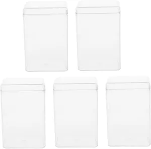 Box for Home Decor and Exhibition 5pcs Clear Display Case for Handicrafts and Mini Action harshly caledonian regulatory twain Figures Transparent Showcase for Dolls and Collectibles Storage 