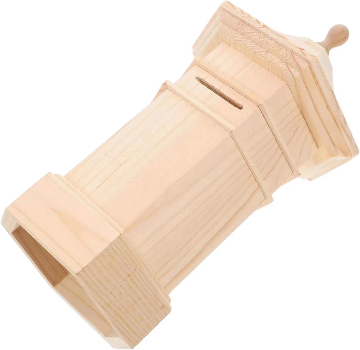 Box Montessori Style for Boys and Girls acorn stampede excellent elementary Decorative Piggy Bank for Lurrose Unfinished Wooden Bank Spacious Cash Saving Box for Boy Girl Money 