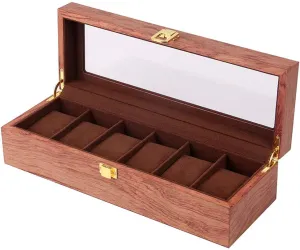 Box Storage Box Wooden Jewelry Watch Collection damper tablet Home Display Wooden Box Simple Watch Box Watch Collection Solid Wood Watch Collection Showcase ash Wood Table Storage Watch 
