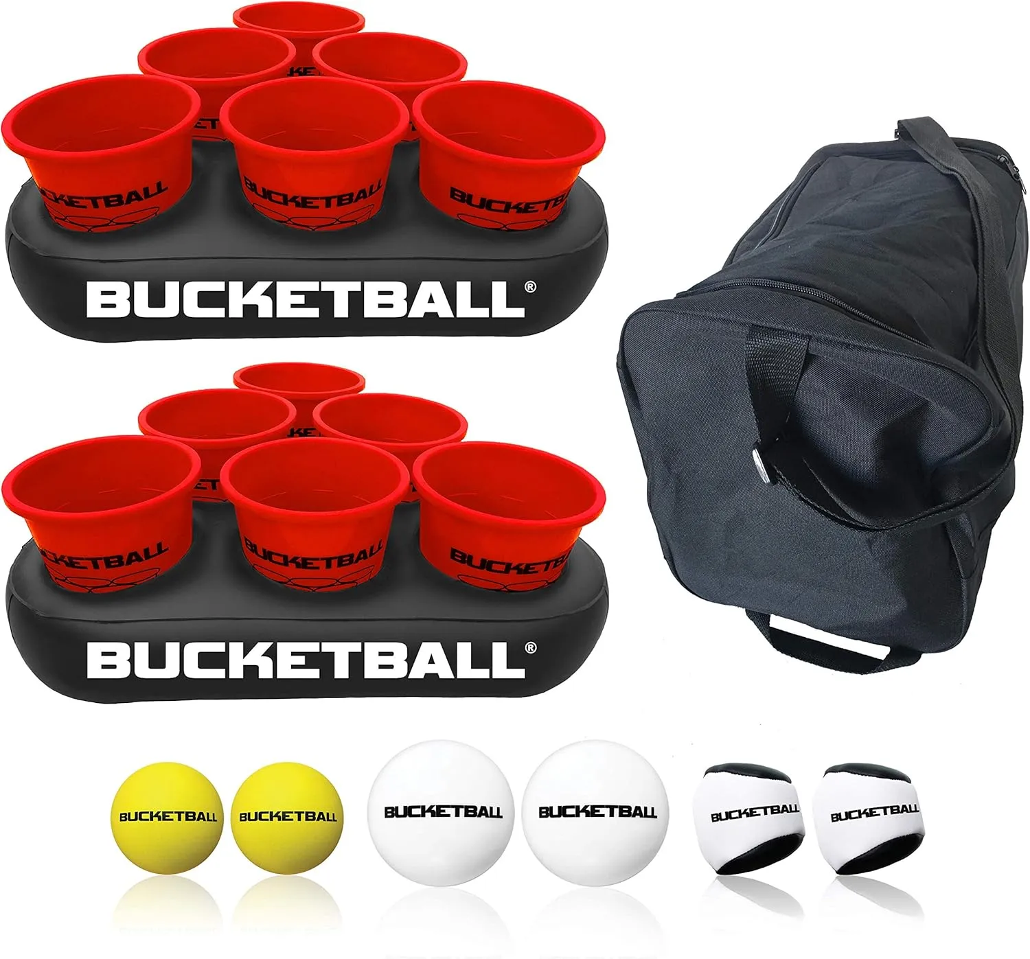 Brand | Supports USA Jobs | ivory leisure field Ultimate Outdoor & Tailgate Game | Perfect for Beach$ Pool$ Lawn$ Yard$ Camping BucketBall | Original$ Largest & Most Durable 