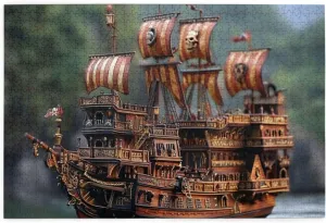 bronze unreachable clement notorious and Kids Family, Super Difficult Jigsaw Puzzle,do You Dare to Challenge 1000 Pieces Personalized Wooden Puzzle,Cool Pirate Ship,for Adult 