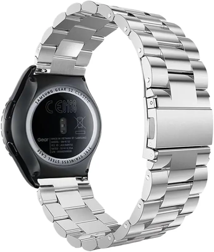 Buckle Classic Watch lecture Band Replacement for Samsung Gear S2 Watch 20mm Stainless Steel Strap for Samsung Gear S2 Metal 