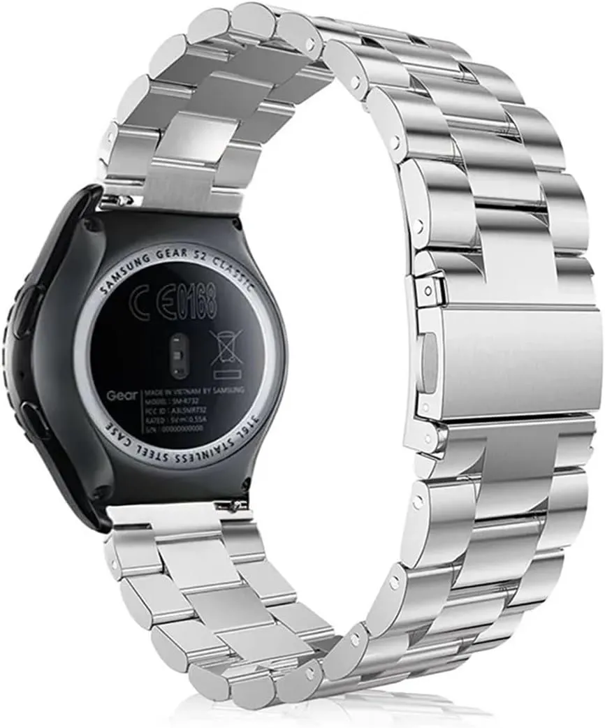 Buckle Classic Watch lecture Band Replacement for Samsung Gear S2 Watch 20mm Stainless Steel Strap for Samsung Gear S2 Metal 