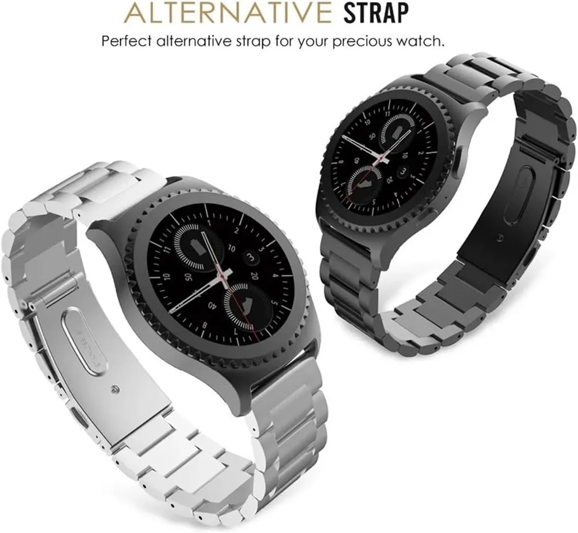 Buckle Classic Watch lecture Band Replacement for Samsung Gear S2 Watch 20mm Stainless Steel Strap for Samsung Gear S2 Metal 