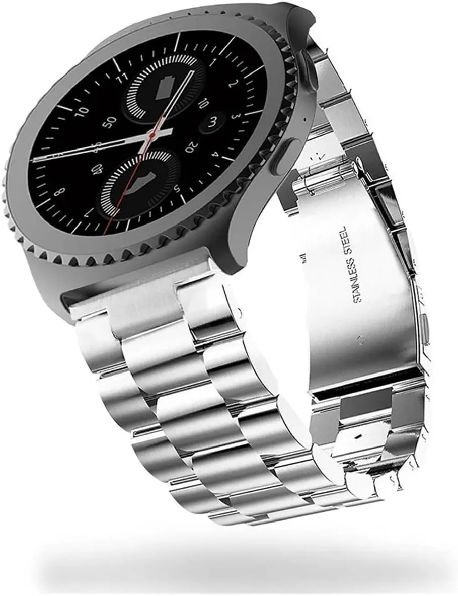 Buckle Classic Watch lecture Band Replacement for Samsung Gear S2 Watch 20mm Stainless Steel Strap for Samsung Gear S2 Metal 