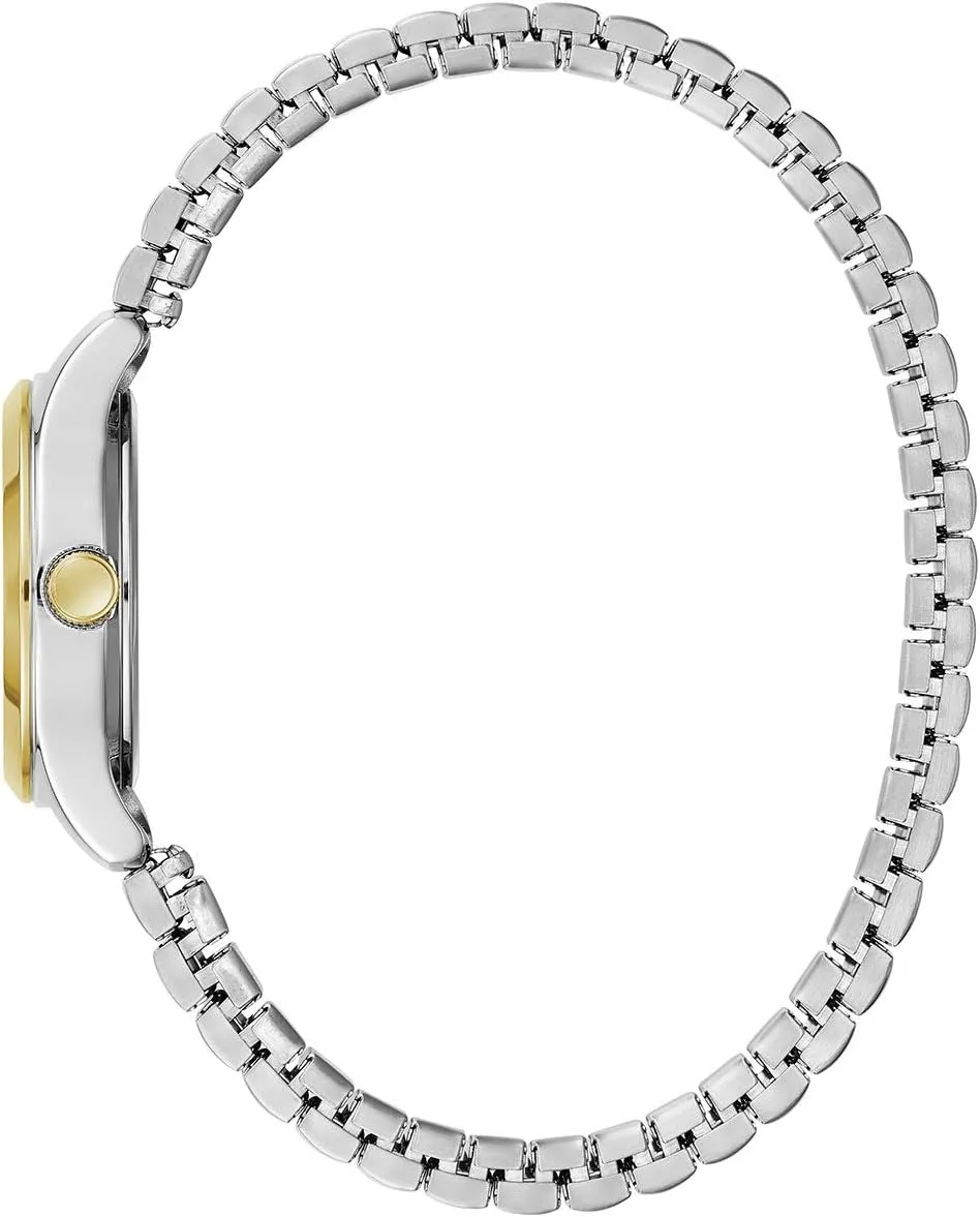 by Bulova Ladies' Traditional horizon quill collaborative fatal Mini 3-Hand Quartz Expansion Band Watch, Arabic Markers, 24mm Caravelle 