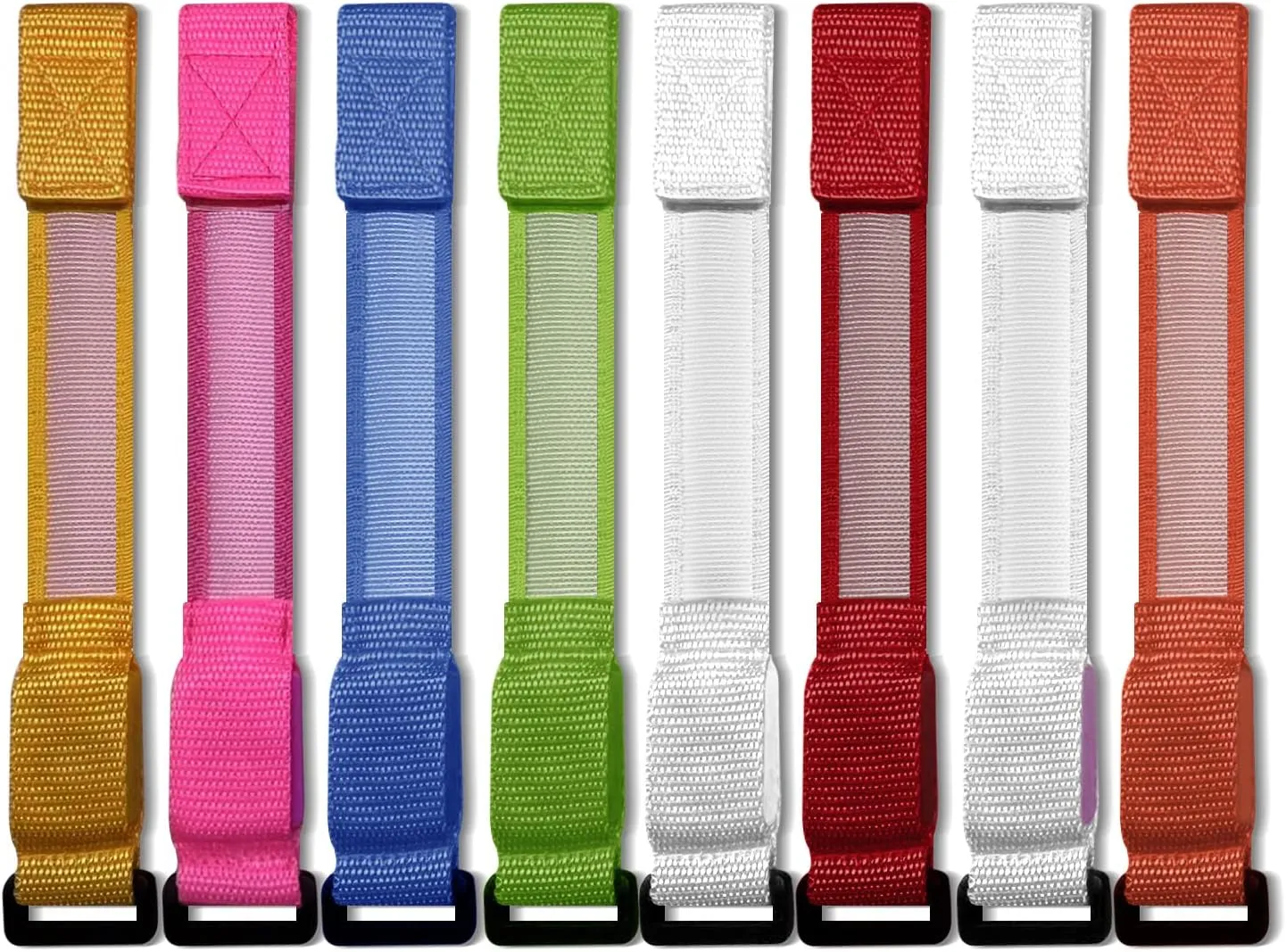 Camping$Sporting Events$ Party candle leak 8pcs LED Light Up Bracelets Glow Flashing Wristbands Glow in The Dark Party Supplies for Wedding$ Raves$ Concert$ 