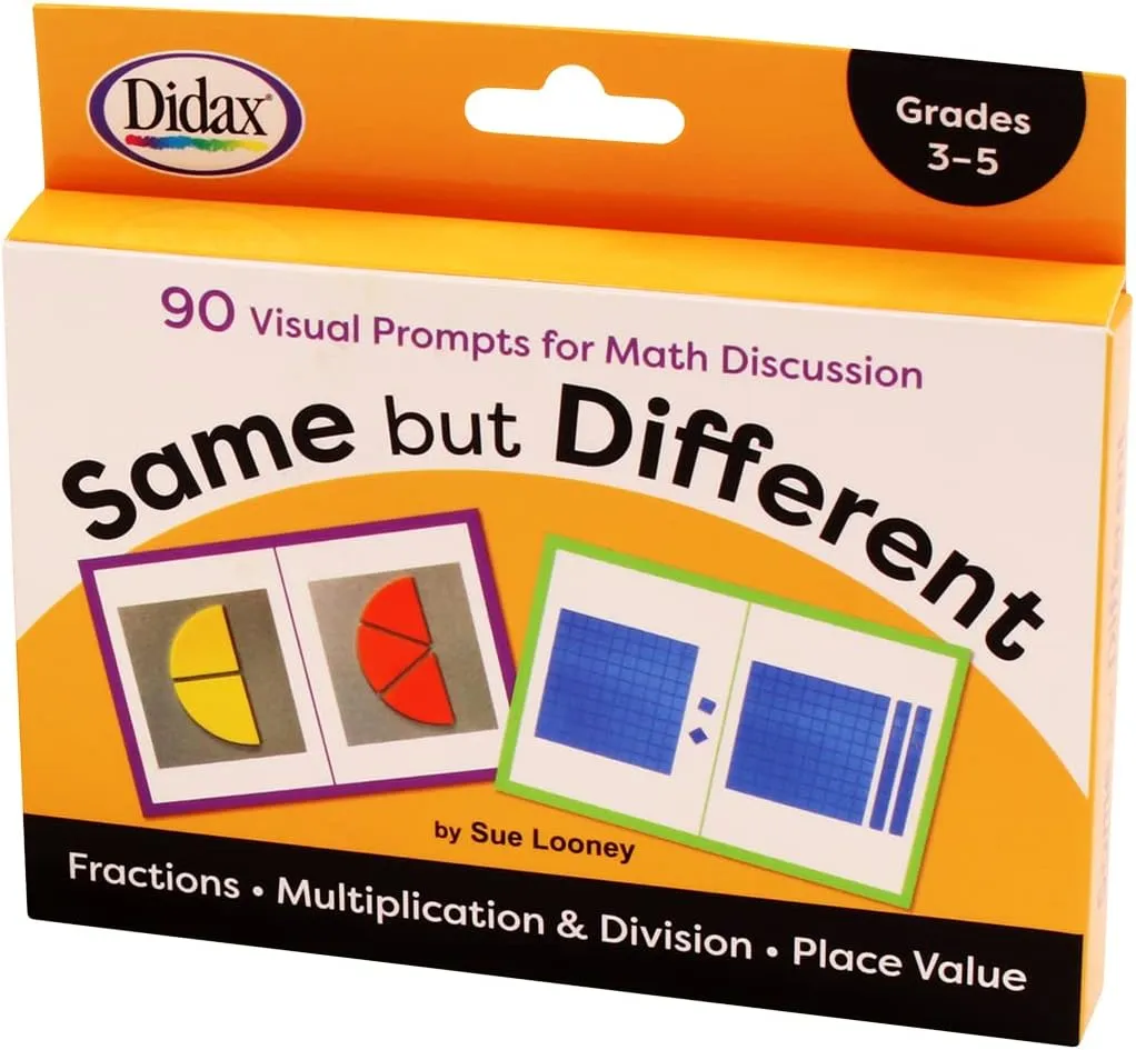 Cards, quit Grades 3-5, Multicolor Didax Educational Resources Same But Different 