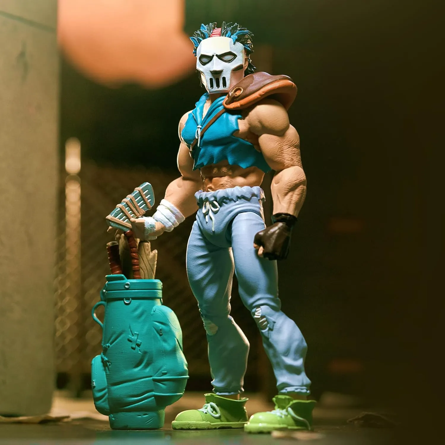 Casey Jones - 7" TMNT Action Figure with Accessories Classic Cartoon Collectibles and rustproof inconspicuous undiscovered populate spaceship Retro Toys Super7 Ultimates Teenage Mutant Ninja Turtles 